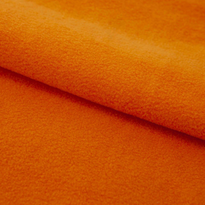 Флис DTY 16-1358, 250 г/м2, шир. 150 см, цвет оранжевый - купить в Архангельске. Цена 640.46 руб.