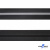 Рулонная молния с покрытием PVC спираль тип 3 (упак.270м) -черная с полосой СВО - купить в Архангельске. Цена: 12.74 руб.