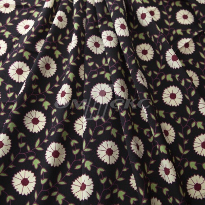 Плательная ткань "Фламенко" 10.1, 80 гр/м2, шир.150 см, принт растительный - купить в Архангельске. Цена 241.49 руб.