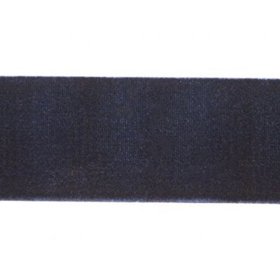Лента бархатная нейлон, шир.25 мм, (упак. 45,7м), цв.180-т.синий - купить в Архангельске. Цена: 800.84 руб.