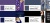 Костюмная ткань "Элис" 18-3921, 200 гр/м2, шир.150см, цвет голубика - купить в Архангельске. Цена 303.10 руб.