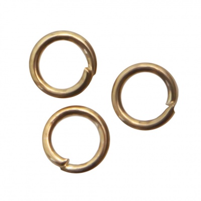 Кольцо  соединительное для бижутерии 4 мм, цв.-золото - купить в Архангельске. Цена: 0.41 руб.