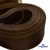 Регилиновая лента, шир.100мм, (уп.25 ярд), цв.- коричневый - купить в Архангельске. Цена: 694.13 руб.