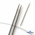 Спицы для вязания металлические d-2.5 мм круговые на тросике 53 см - купить в Архангельске. Цена: 53.90 руб.
