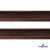 Кант атласный 074, шир. 12 мм (в упак. 65,8 м), цвет коричневый - купить в Архангельске. Цена: 237.16 руб.