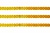 Пайетки "ОмТекс" на нитях, CREAM, 6 мм С / упак.73+/-1м, цв. 92 - золото - купить в Архангельске. Цена: 484.77 руб.