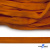 Шнур плетеный (плоский) d-12 мм, (уп.90+/-1м), 100% полиэстер, цв.267 - оранжевый - купить в Архангельске. Цена: 8.62 руб.