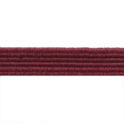 Резиновые нити с текстильным покрытием, шир. 6 мм ( упак.30 м/уп), цв.- 88-бордо - купить в Архангельске. Цена: 155.22 руб.