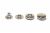 Кнопка металлическая "Альфа" с пружиной, 15 мм (уп. 720+/-20 шт), цвет никель - купить в Архангельске. Цена: 1 466.73 руб.