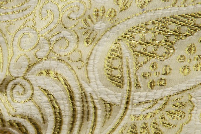 Ткань костюмная жаккард №5, 140 гр/м2, шир.150см, цвет золото - купить в Архангельске. Цена 383.29 руб.
