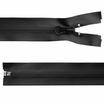 Молния водонепроницаемая PVC Т-7, 100 см, разъемная, цвет чёрный - купить в Архангельске. Цена: 61.89 руб.