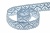 Тесьма кружевная 0621-1346А, шир. 13 мм/уп. 20+/-1 м, цвет 132-голубой - купить в Архангельске. Цена: 569.26 руб.
