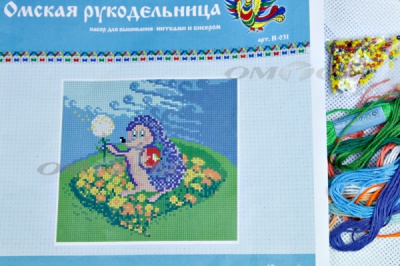 ОМБН-2 Набор для вышивания (бисер+мулине) - купить в Архангельске. Цена: 197.50 руб.