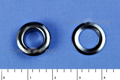 Люверсы металлические, блочка/кольцо, №5 (8 мм) упак.1000 шт- цв.никель - купить в Архангельске. Цена: 392 руб.