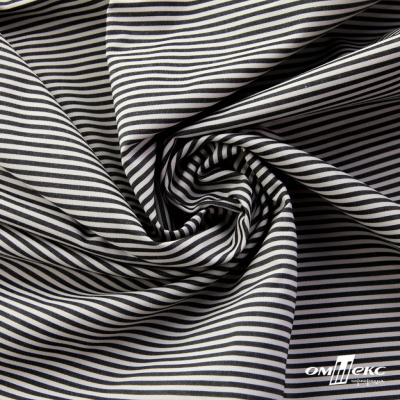 Ткань сорочечная Полоска Кенди, 115 г/м2, 58% пэ,42% хл, шир.150 см, цв.6-черный, (арт.110) - купить в Архангельске. Цена 306.69 руб.