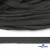 Шнур плетеный d-8 мм плоский, 70% хлопок 30% полиэстер, уп.85+/-1 м, цв.1026-серый - купить в Архангельске. Цена: 735 руб.