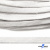 Шнур плетеный d-8 мм плоский, 70% хлопок 30% полиэстер, уп.85+/-1 м, цв.1018-белый - купить в Архангельске. Цена: 735 руб.