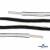 Шнурки #4-27, круглые 130 см, двухцветные (черно/белый) - купить в Архангельске. Цена: 47.04 руб.
