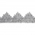 Тесьма металлизированная 0384-0240, шир. 40 мм/уп. 25+/-1 м, цвет серебро - купить в Архангельске. Цена: 490.74 руб.