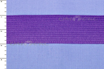 Окантовочная тесьма №0225, шир. 22 мм (в упак. 100 м), цвет фиолет - купить в Архангельске. Цена: 271.60 руб.