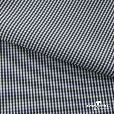 Ткань сорочечная Клетка Виши, 115 г/м2, 58% пэ,42% хл, шир.150 см, цв.6-черный, (арт.111) - купить в Архангельске. Цена 306.69 руб.