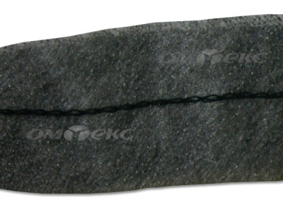 WS7225-прокладочная лента усиленная швом для подгиба 30мм-графит (50м) - купить в Архангельске. Цена: 16.97 руб.