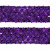 Тесьма с пайетками 12, шир. 35 мм/уп. 25+/-1 м, цвет фиолет - купить в Архангельске. Цена: 1 308.30 руб.