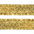 Тесьма с пайетками D16, шир. 35 мм/уп. 25+/-1 м, цвет золото - купить в Архангельске. Цена: 1 281.60 руб.