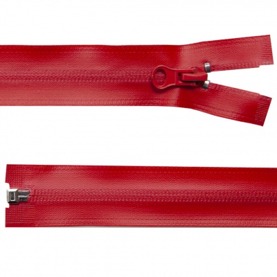 Молния водонепроницаемая PVC Т-7, 90 см, разъемная, цвет (820) красный - купить в Архангельске. Цена: 61.81 руб.