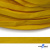 Шнур плетеный (плоский) d-12 мм, (уп.90+/-1м), 100% полиэстер, цв.269 - жёлтый - купить в Архангельске. Цена: 8.62 руб.