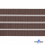 Репсовая лента 005, шир. 6 мм/уп. 50+/-1 м, цвет коричневый - купить в Архангельске. Цена: 88.45 руб.