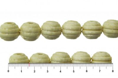 0309-Бусины деревянные "ОмТекс", 16 мм, упак.50+/-3шт, цв.035-белый - купить в Архангельске. Цена: 62.22 руб.