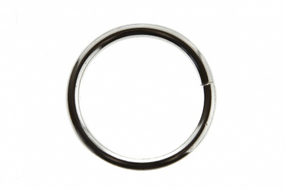 Кольцо металлическое d-32 мм, цв.-никель - купить в Архангельске. Цена: 3.54 руб.
