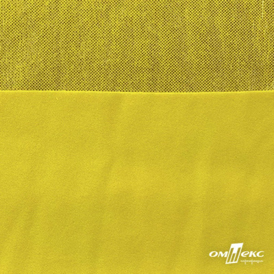 Трикотажное полотно голограмма, шир.140 см, #602 -жёлтый/жёлтый - купить в Архангельске. Цена 385.88 руб.