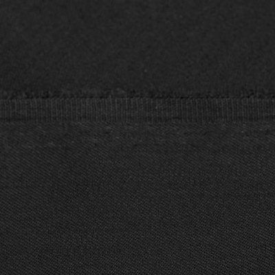 Костюмная ткань с вискозой "Рошель", 250 гр/м2, шир.150см, цвет чёрный - купить в Архангельске. Цена 438.12 руб.