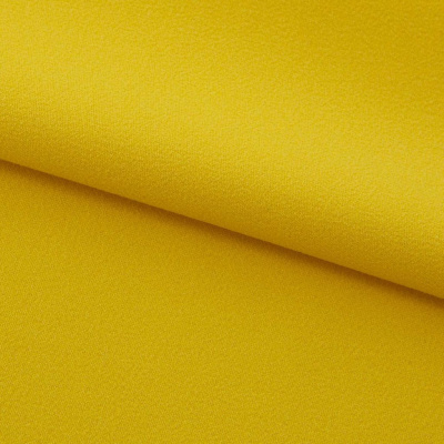 Креп стрейч Амузен 14-0756, 85 гр/м2, шир.150см, цвет жёлтый - купить в Архангельске. Цена 194.07 руб.