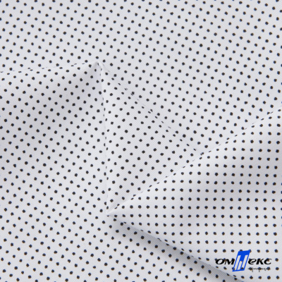 Ткань сорочечная Этна, 120 г/м2, 58% пэ,42% хл, (арт.112) принтованная, шир.150 см, горох - купить в Архангельске. Цена 356.25 руб.