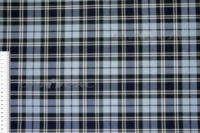 Ткань костюмная клетка Т7274 2004, 220 гр/м2, шир.150см, цвет т.синий/гол/бел - купить в Архангельске. Цена 