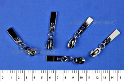 Слайдер декоративный, металлический №1/спираль Т7/никель - купить в Архангельске. Цена: 6.29 руб.