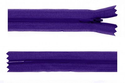 Молния потайная Т3 866, 50 см, капрон, цвет фиолетовый - купить в Архангельске. Цена: 8.62 руб.