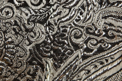 Ткань костюмная жаккард №11, 140 гр/м2, шир.150см, цвет тем.серебро - купить в Архангельске. Цена 383.29 руб.