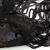 Трикотажное полотно с пайетками, шир.130 см, #311-бахрома чёрная - купить в Архангельске. Цена 1 183.35 руб.