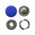 Кнопка рубашечная (закрытая) 9,5мм - эмаль, цв.168 - голубой - купить в Архангельске. Цена: 4.77 руб.