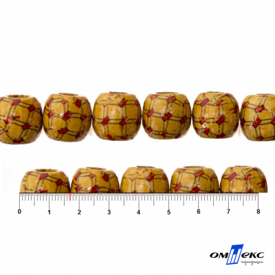 0189-Бусины деревянные "ОмТекс", 17 мм, упак.50+/-3шт - купить в Архангельске. Цена: 83.66 руб.