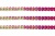 Пайетки "ОмТекс" на нитях, CREAM, 6 мм С / упак.73+/-1м, цв. 89 - розовый - купить в Архангельске. Цена: 468.37 руб.
