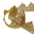 Тесьма металлизированная 0384-0240, шир. 40 мм/уп. 25+/-1 м, цвет золото - купить в Архангельске. Цена: 490.74 руб.