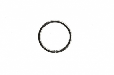 Кольцо металлическое d-15 мм, цв.-никель - купить в Архангельске. Цена: 2.45 руб.