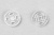 Кнопки пришивные пластиковые 11,5 мм, блистер 24шт, цв.-прозрачные - купить в Архангельске. Цена: 59.44 руб.