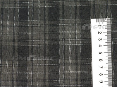 Ткань костюмная клетка 25235 2004, 185 гр/м2, шир.150см, цвет серый/бел - купить в Архангельске. Цена 