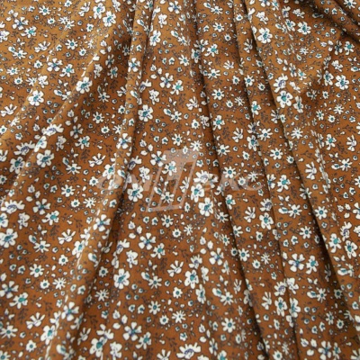Плательная ткань "Фламенко" 11.1, 80 гр/м2, шир.150 см, принт растительный - купить в Архангельске. Цена 239.03 руб.